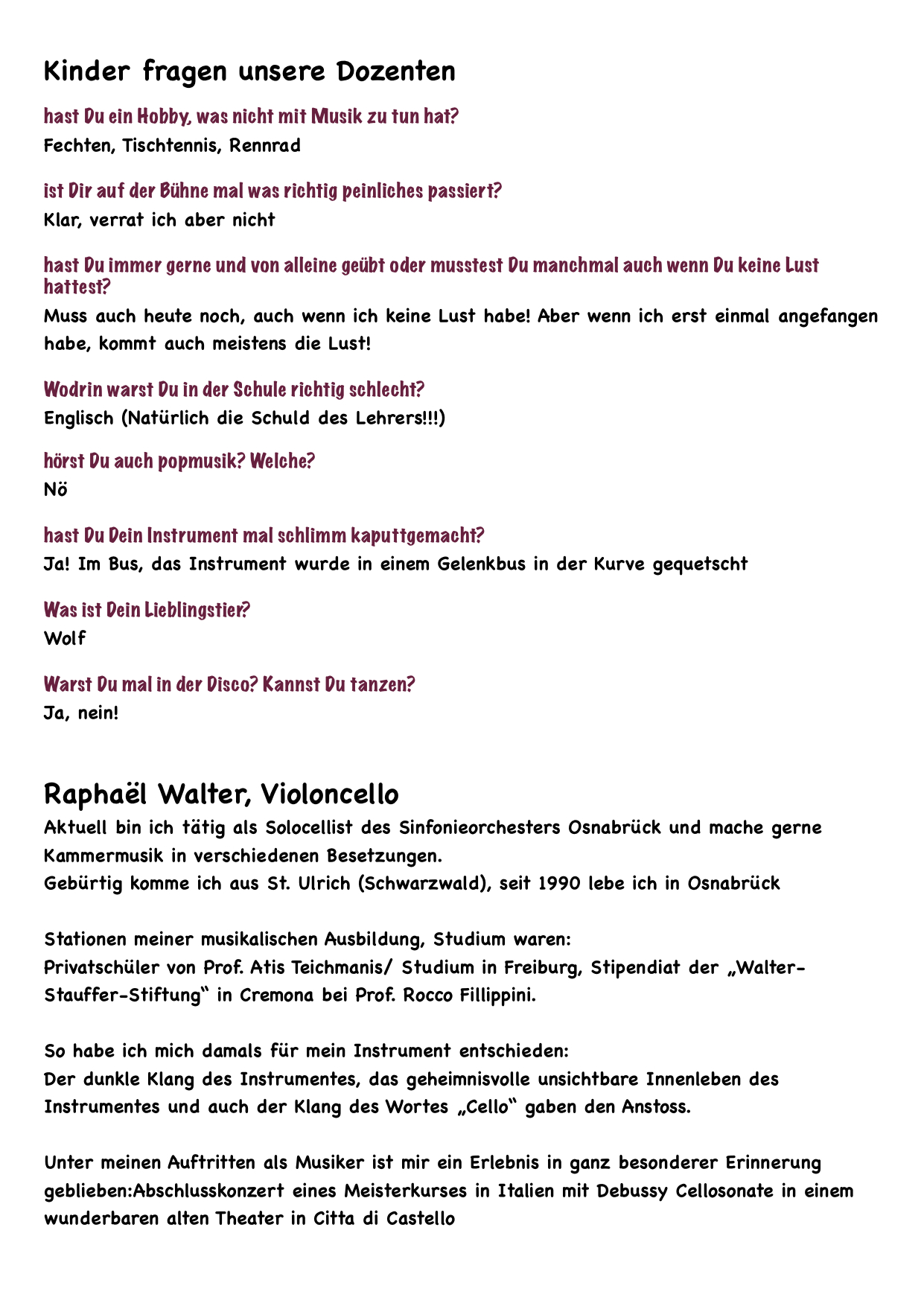 Raphael Raphael Walter